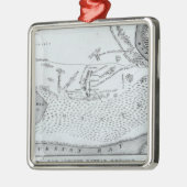 Grondplan van de slag in San Jacinto Metalen Ornament (Links)