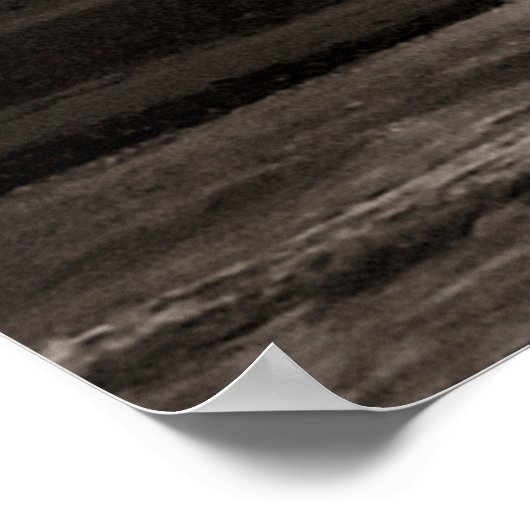 Grondschip op het strand van cabo san pablo poster (Hoek)