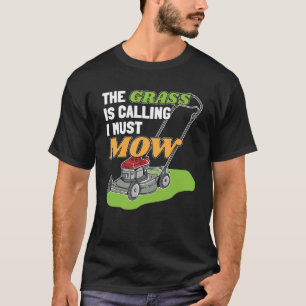 Grondwachter voor een grasmaaier t-shirt