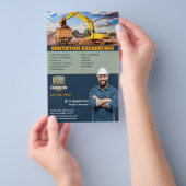 Grondwerkbedrijf Flyer (Hand)