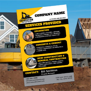 Grondwerkbedrijf Flyer