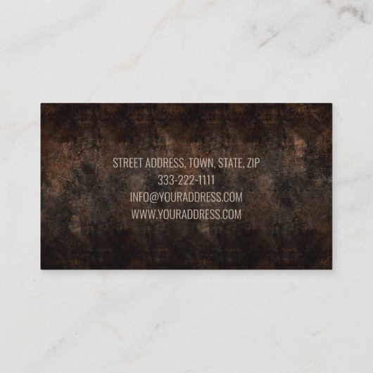 Grondwerken Landschapsarchitectuur Visitekaartje (Achterkant)