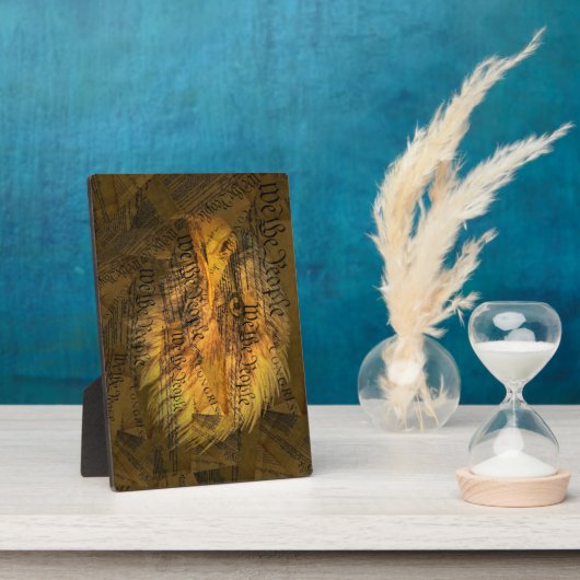 Grondwet American Bald Eagle Fotoplaat (Zijkant)