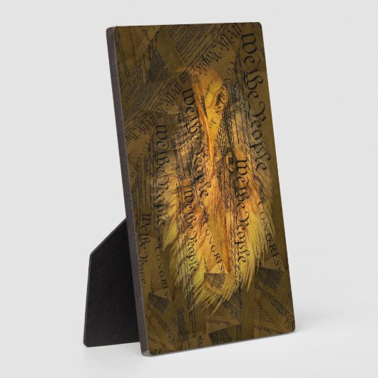 Grondwet American Bald Eagle Fotoplaat (Zijkant)