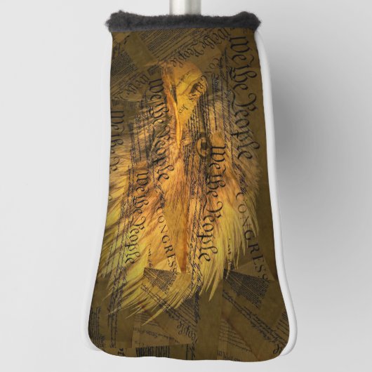 Grondwet American Bald Eagle Golfheadcover (Draai 90)