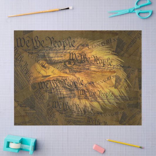 Grondwet American Bald Eagle Tissuepapier (Craft)