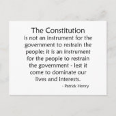 Grondwet Briefkaart (Voorkant)