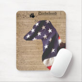 Grondwet Dachshund Mousepad Muismat (Met muis)