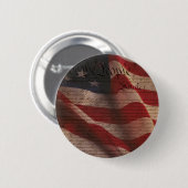 Grondwet en vlag ronde button 5,7 cm (Voorkant /achterkant)