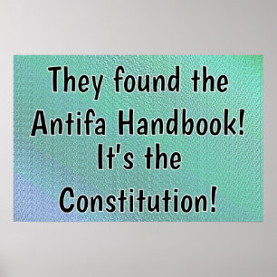 Grondwet Het Antifa Handboek Poster