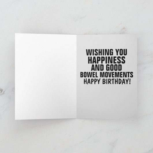 GRONDWET IS GEEN FUNNY BIRTHDAY KAART (Binnen)