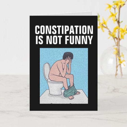 GRONDWET IS GEEN FUNNY BIRTHDAY KAART (Gele Bloem)