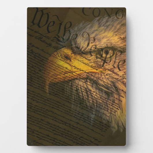 Grondwet met Bald Eagle Fotoplaat (voorkant)