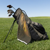 Grondwet met Bald Eagle Golfhanddoek (Groen)