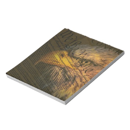 Grondwet met Bald Eagle Notitieblok (Linkerzijde)