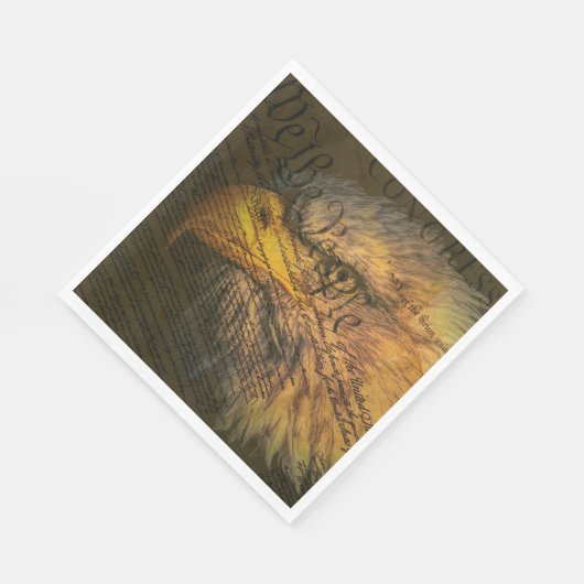 Grondwet met Bald Eagle Servet (Hoek)