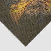Grondwet met Bald Eagle Tissuepapier (Detail)