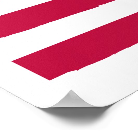 Grondwet Preamble Betsy Ross Flag Poster (Hoek)