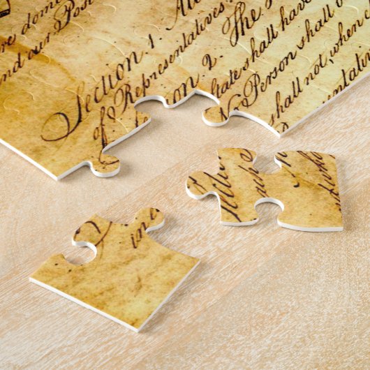 Grondwet Puzzle Legpuzzel (Zijkant)