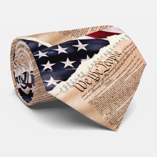 Grondwet stropdas (Opgerold)