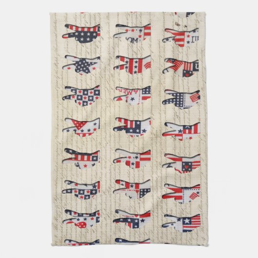 Grondwet Theedoek (Verticaal)