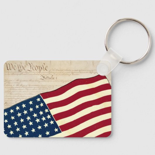 Grondwet van de Verenigde Staten, Amerikaanse vlag Sleutelhanger (Voorkant)