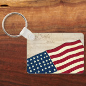 Grondwet van de Verenigde Staten, Amerikaanse vlag Sleutelhanger (Achterkant)