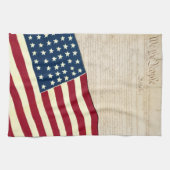 Grondwet van de Verenigde Staten, Amerikaanse vlag Theedoek (Horizontaal)