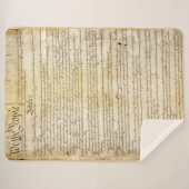 grondwet van de Verenigde Staten Sherpa Deken (Voorkant (horizontaal))