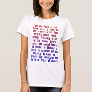 GRONDWET VAN DE VERENIGDE STATEN T-SHIRT