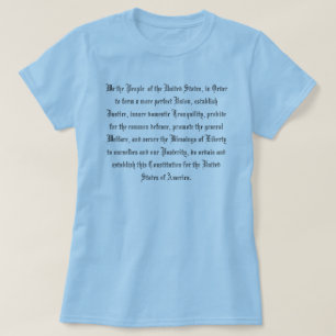 GRONDWET VAN DE VERENIGDE STATEN T-SHIRT