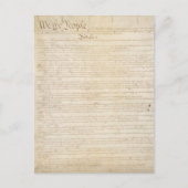 Grondwet van de Verenigde Staten, Wij Het Volk Briefkaart (Voorkant)