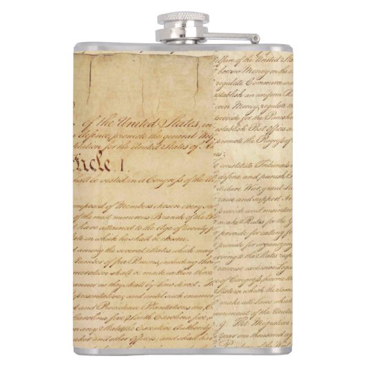 GRONDWET VAN DE VS HEUPFLES (Achterkant)