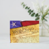 Grondwet Verenigde Staten Briefkaart (Staand voorkant)