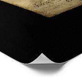 Grondwet Verenigde Staten Poster (Hoek)