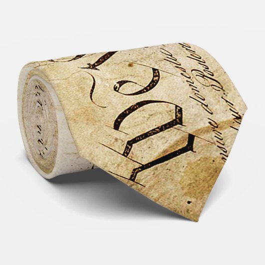 Grondwet Verenigde Staten Stropdas (Opgerold)