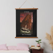 GRONDWET VS / OUDE STRIJKIJZER HANGEND WANDKLEED (Slaapkamer)