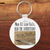 Grondwetsbewustzijn Onze Grondwet Sleutelhanger (Voorkant)