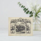 Grondwettelijk 15e amendement en resultaten briefkaart (Staand voorkant)