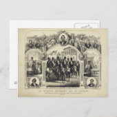 Grondwettelijk 15e amendement en resultaten briefkaart (Voorkant / Achterkant)