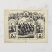 Grondwettelijk 15e amendement en resultaten briefkaart (Voorkant)