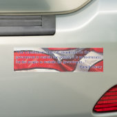 Grondwettelijk Citaat van Patrick Henry - Vlag Bumpersticker (Op auto)