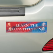 Grondwettelijke Bumpersticker (Op auto)