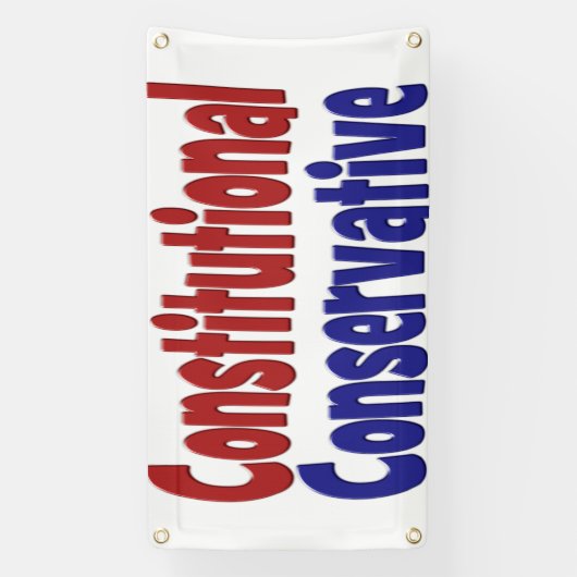 Grondwettelijke conservatieve banner (Verticaal)