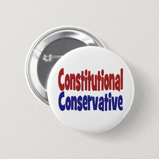 Grondwettelijke conservatieve Button (Voorkant /achterkant)