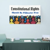 Grondwettelijke rechten Filibuster Free Banner (Beurs)