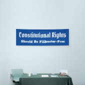Grondwettelijke Rechten Filibuster Vrij Banner (Beurs)