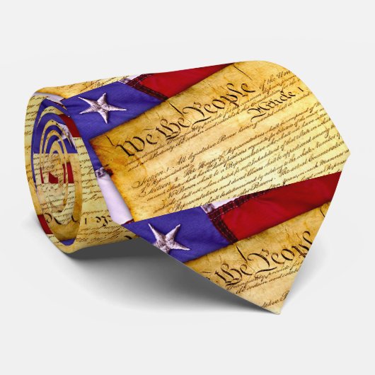 Grondwettelijke Stropdas (Opgerold)