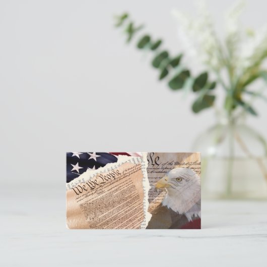 Grondwettelijke Visitekaartjes (Staand voorkant)