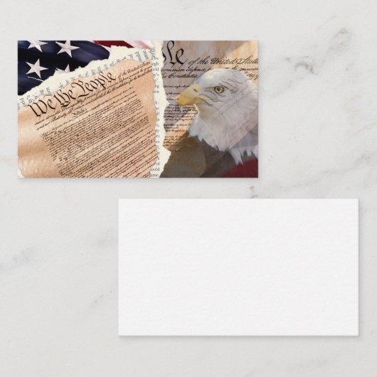 Grondwettelijke Visitekaartjes (Voorkant / Achterkant)